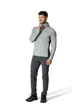 Insulated Jackets-Rab Mens Xenair Alpine Flex Jacket - Light Zinc