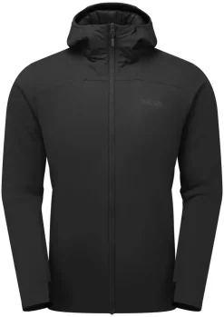 Insulated Jackets-Rab Mens Xenair Alpine Flex Jacket - Black