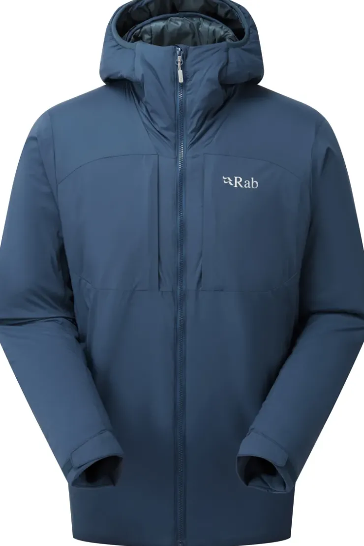 Insulated Jackets-Rab Mens Xenair Alpine Jacket - Tempest Blue