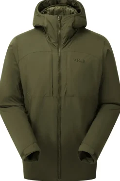 Insulated Jackets-Rab Mens Xenair Alpine Jacket - Olive-Olive