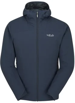 Insulated Jackets-Rab Mens Xenair Alpine Light Jacket - Tempest Blue