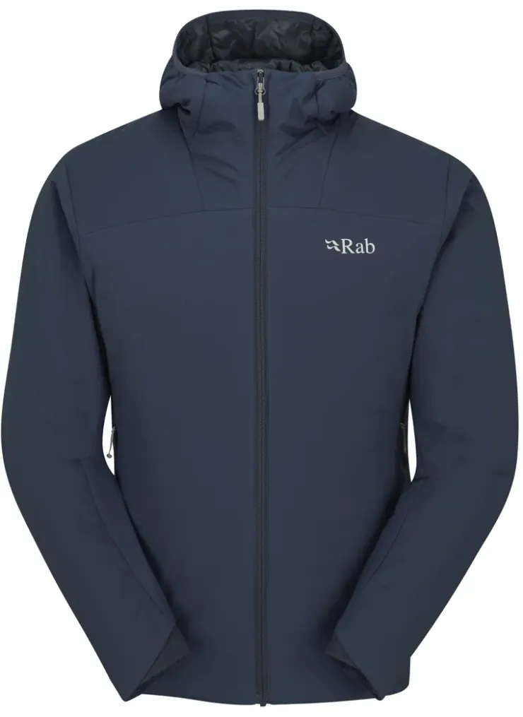 Insulated Jackets-Rab Mens Xenair Alpine Light Jacket - Tempest Blue