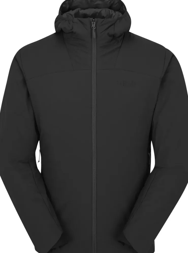Insulated Jackets-Rab Mens Xenair Alpine Light Jacket - Black-Black