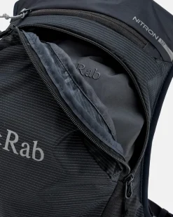 Fast & Light Rucksacks And Vests-Rab Nitron 12 Rucksack - Anthracite