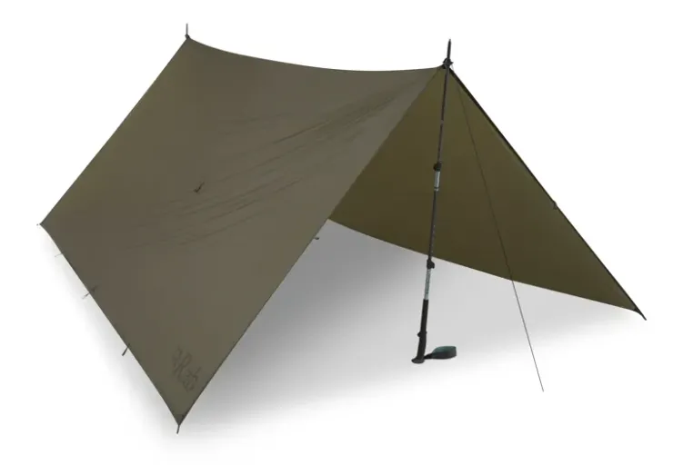 Tarps & Shelters-Rab SilTarp Plus Duo Shelter - Olive