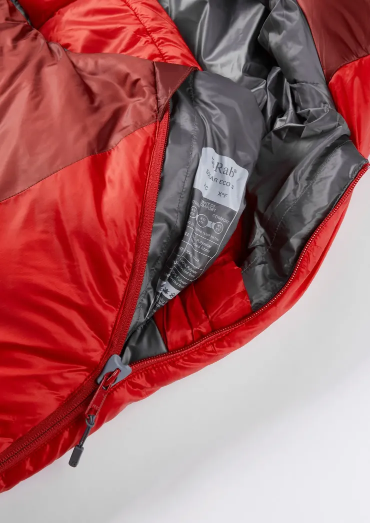 Backpacking & Lightweight Sleeping Bags-Rab Solar Eco 3 Sleeping Bag - Wide