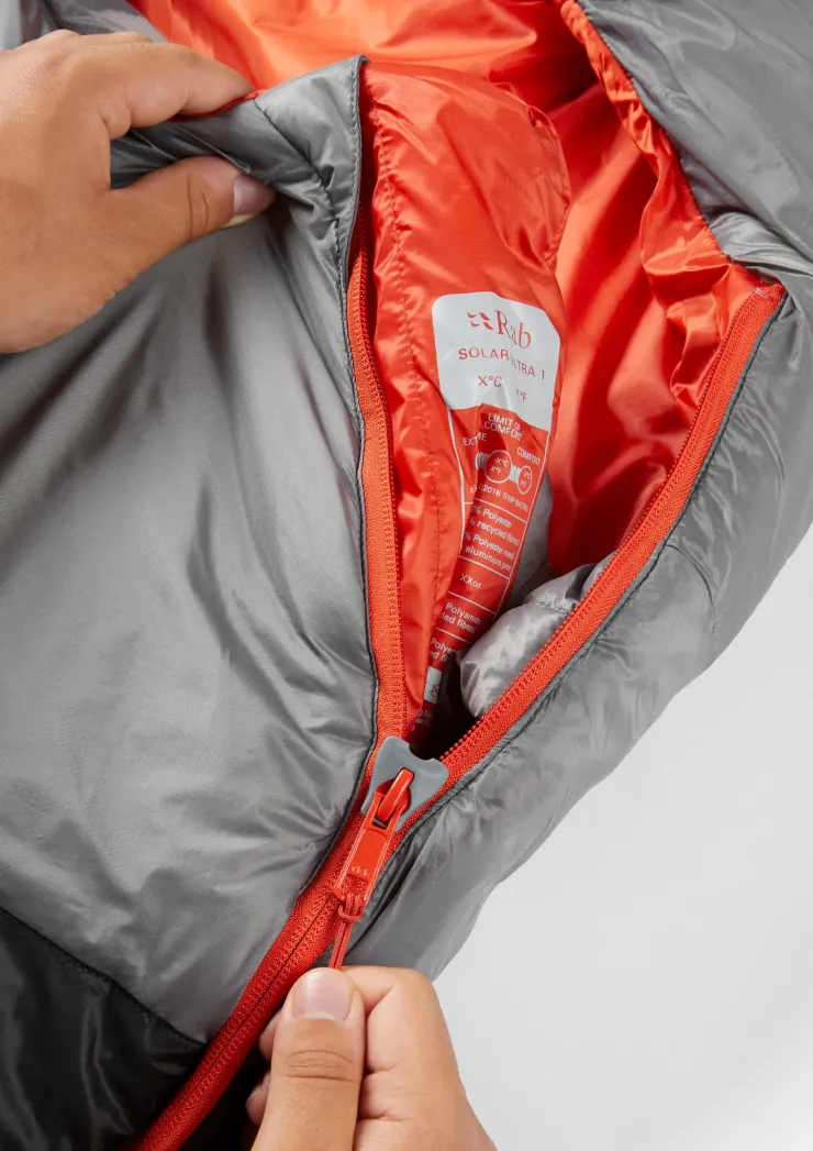Backpacking & Lightweight Sleeping Bags-Rab Solar Ultra 1 Sleeping Bag - Long