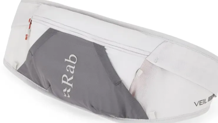 Fast & Light Rucksacks And Vests-Rab Veil 1 Running Belt - Gargoyle-Graphene