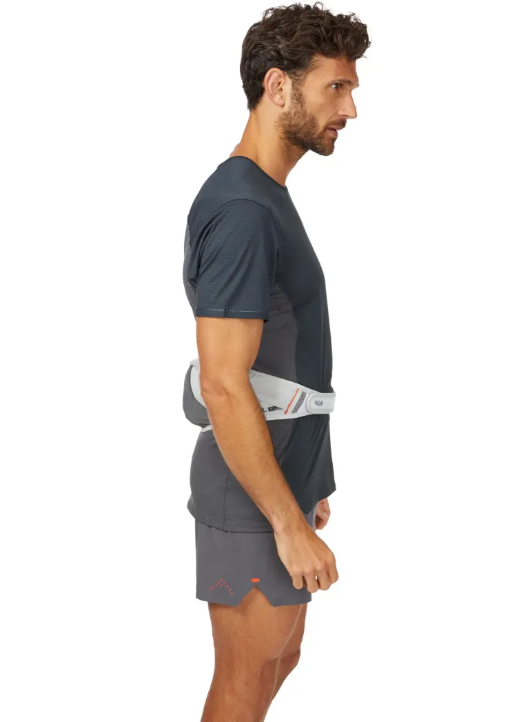 Fast & Light Rucksacks And Vests-Rab Veil 1 Running Belt - Gargoyle-Graphene