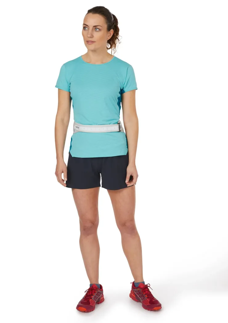 Fast & Light Rucksacks And Vests-Rab Veil 1 Running Belt - Gargoyle-Graphene
