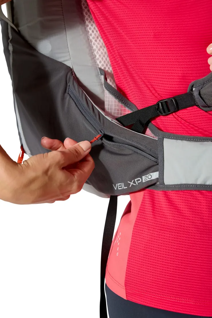 Fast & Light Rucksacks And Vests-Rab Veil XP 20 Waterproof Rucksack - Pewter-Graphene