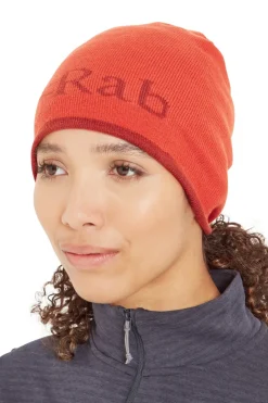 Hats-Rab Wearya Reversible Beanie - Tuscan Red-Red Grapefruit