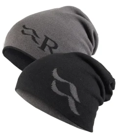 Hats-Rab Wearya Reversible Beanie - Black-Graphene