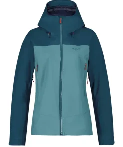 Waterproof Jackets-Rab Womens Arc Eco Jacket - Orion Blue-Citadel