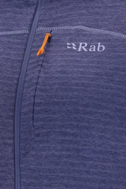Fleece & Mid Layer-Rab Womens Ascendor Light Hoody - Patriot Blue