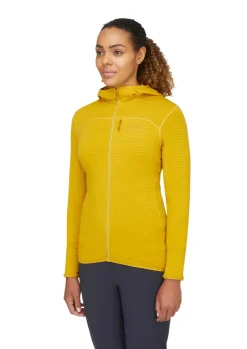 Fleece & Mid Layer-Rab Womens Ascendor Light Hoody - Sahara