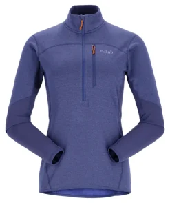 Fleece & Mid Layer-Rab Womens Ascendor Pull-On - Patriot Blue