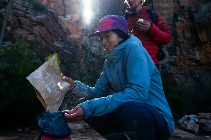 Softshell Jackets-Rab Womens Borealis Alpine Hoody - Citadel
