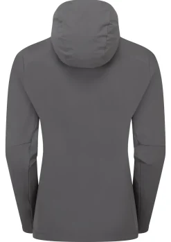 Softshell Jackets-Rab Womens Borealis Alpine Hoody - Graphene
