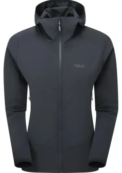 Softshell Jackets-Rab Womens Borealis Hoody - Beluga