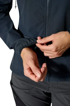 Softshell Jackets-Rab Womens Borealis Hoody - Beluga