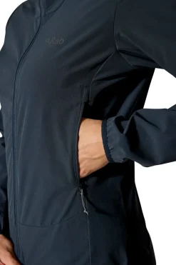 Softshell Jackets-Rab Womens Borealis Hoody - Beluga