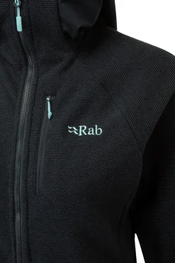 Fleece & Mid Layer-Rab Womens Capacitor Hoody - Beluga