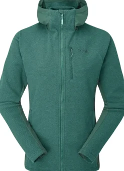 Fleece & Mid Layer-Rab Womens Capacitor Hoody - Eucalyptus