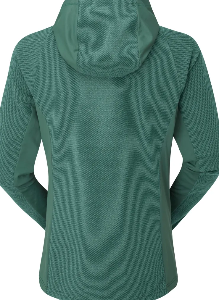 Fleece & Mid Layer-Rab Womens Capacitor Hoody - Eucalyptus