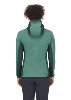 Fleece & Mid Layer-Rab Womens Capacitor Hoody - Eucalyptus