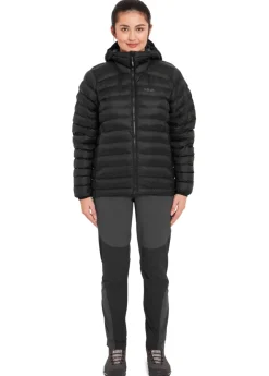Insulated Jackets-Rab Womens Cirrus Alpine Jacket - Black