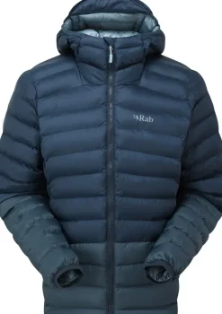 Insulated Jackets-Rab Womens Cirrus Alpine Jacket - Tempest Blue-Orion Blue