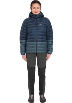 Insulated Jackets-Rab Womens Cirrus Alpine Jacket - Tempest Blue-Orion Blue