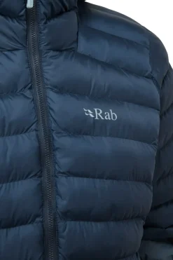 Insulated Jackets-Rab Womens Cirrus Alpine Jacket - Tempest Blue-Orion Blue