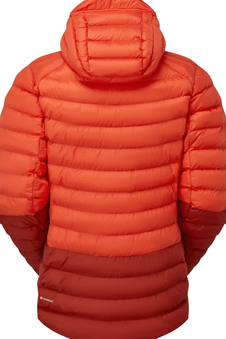 Insulated Jackets-Rab Womens Cirrus Alpine Jacket - Red Grapefruit-Tuscan Red