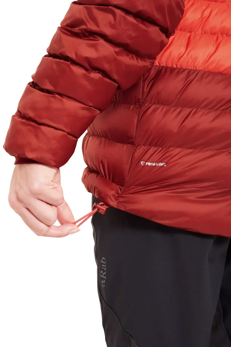 Insulated Jackets-Rab Womens Cirrus Alpine Jacket - Red Grapefruit-Tuscan Red