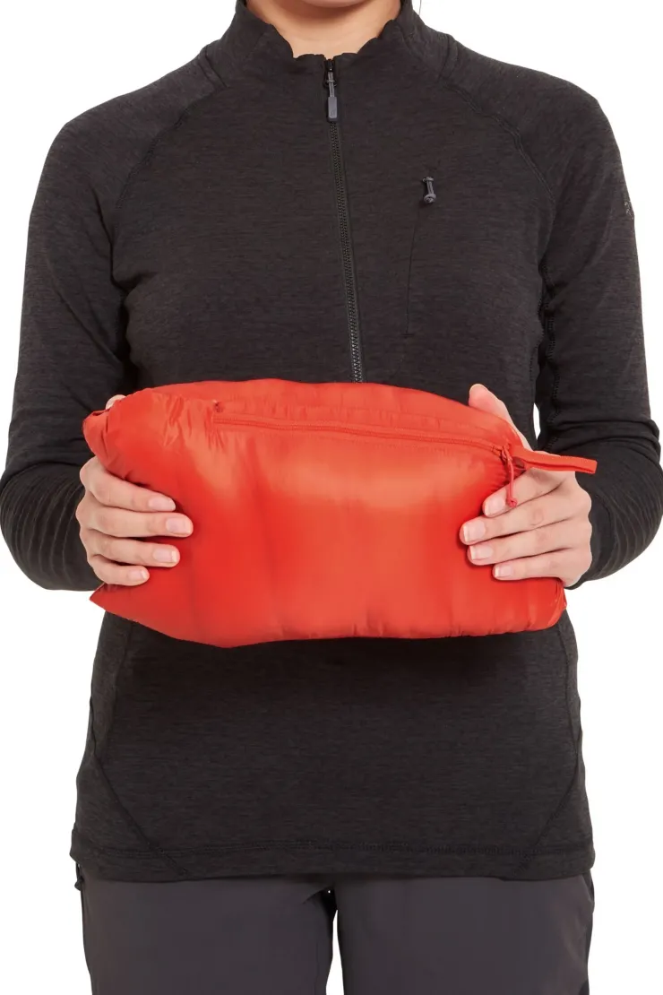 Insulated Jackets-Rab Womens Cirrus Alpine Jacket - Red Grapefruit-Tuscan Red