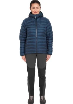 Insulated Jackets-Rab Womens Cirrus Alpine Jacket - Tempest Blue