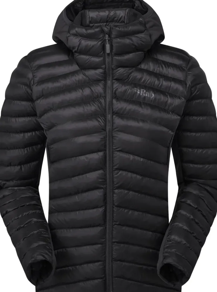 Insulated Jackets-Rab Womens Cirrus Flex Hoody - Black