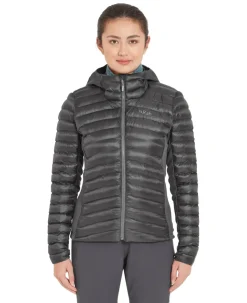 Insulated Jackets-Rab Womens Cirrus Flex Hoody - Graphene