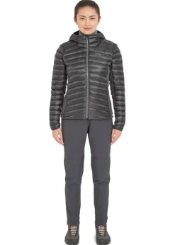 Insulated Jackets-Rab Womens Cirrus Flex Hoody - Graphene