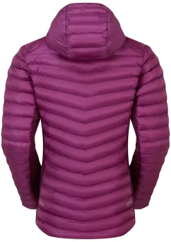 Insulated Jackets-Rab Womens Cirrus Flex Hoody - Plum-Mulberry