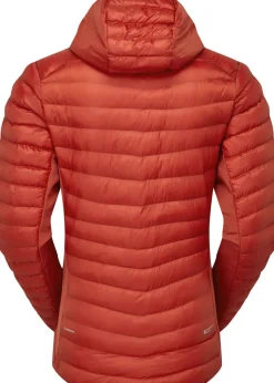 Insulated Jackets-Rab Womens Cirrus Flex Hoody - Tuscan Red
