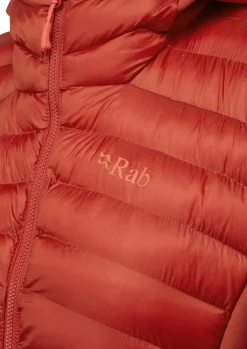 Insulated Jackets-Rab Womens Cirrus Flex Hoody - Tuscan Red