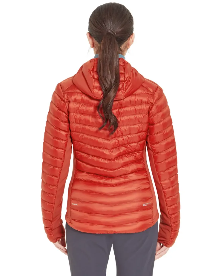 Insulated Jackets-Rab Womens Cirrus Flex Hoody - Tuscan Red