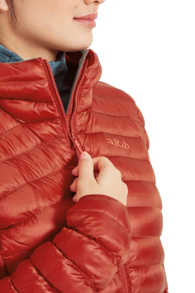 Insulated Jackets-Rab Womens Cirrus Flex Hoody - Tuscan Red