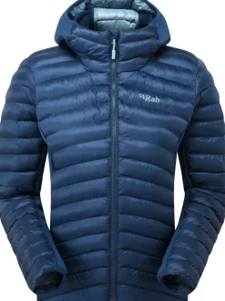 Insulated Jackets-Rab Womens Cirrus Flex Hoody - Tempest Blue