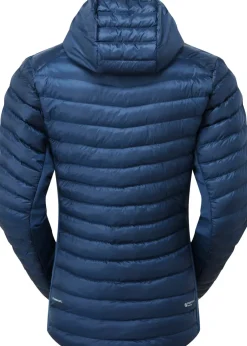 Insulated Jackets-Rab Womens Cirrus Flex Hoody - Tempest Blue