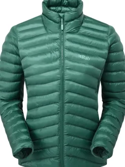 Insulated Jackets-Rab Womens Cirrus Flex Jacket - Eucalyptus-Green Slate
