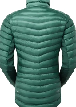 Insulated Jackets-Rab Womens Cirrus Flex Jacket - Eucalyptus-Green Slate